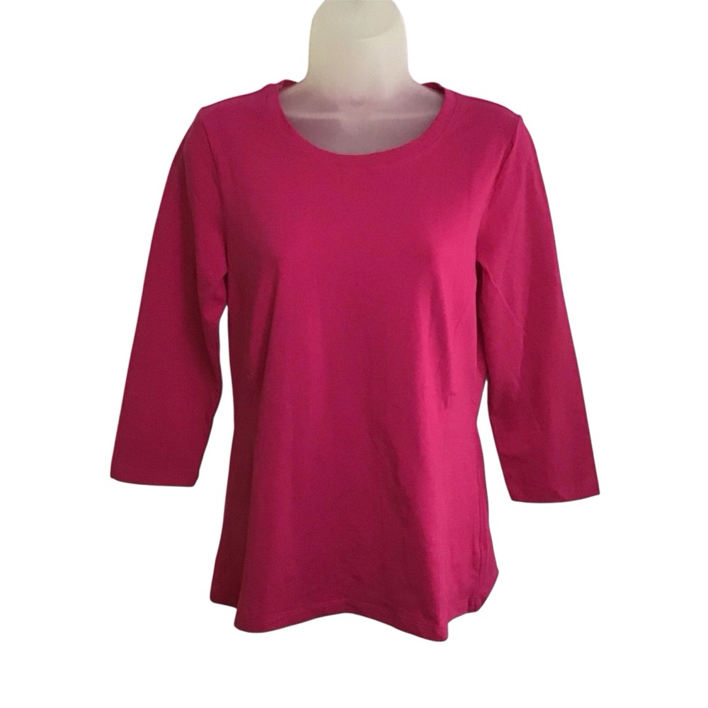NWT Women with Control Pink Fuchsia Slimming Shaping Contouring Top Shirt Sz XS